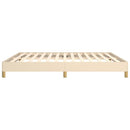sengeramme uden madras 180x200 cm stof cremefarvet