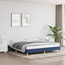 sengeramme uden madras 180x200 cm stof blå