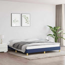 sengeramme uden madras 180x200 cm stof blå