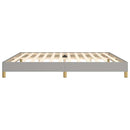 sengeramme uden madras 200x200 cm stof lysegrå