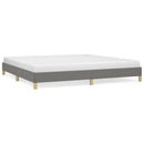 sengeramme uden madras 200x200 cm stof mørkegrå