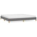 sengeramme uden madras 200x200 cm stof mørkegrå