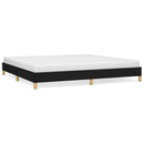 sengeramme uden madras 200x200 cm stof sort