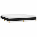 sengeramme uden madras 200x200 cm stof sort