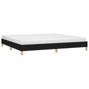 sengeramme uden madras 200x200 cm stof sort