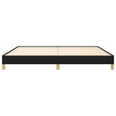 sengeramme uden madras 200x200 cm stof sort