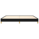 sengeramme uden madras 200x200 cm stof sort