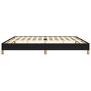 sengeramme uden madras 200x200 cm stof sort