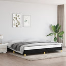 sengeramme uden madras 200x200 cm stof sort