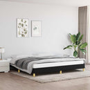 sengeramme uden madras 200x200 cm stof sort