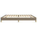 sengeramme uden madras 200x200 cm stof gråbrun