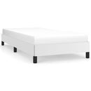 sengeramme 80x200 cm kunstlæder hvid