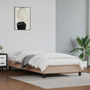 sengeramme 80x200 cm kunstlæder cappuccinofarvet