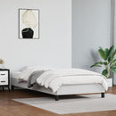 sengeramme 90x190 cm kunstlæder hvid