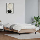 sengeramme 90x200 cm kunstlæder cappuccinofarvet