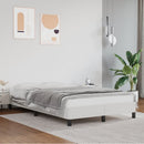 sengeramme 120x200 cm kunstlæder hvid