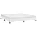 sengeramme 160x200 cm kunstlæder hvid