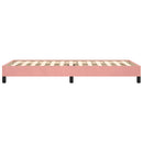 sengeramme 80x200 cm fløjl pink