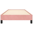 sengeramme 90x200 cm fløjl pink