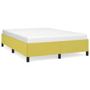 Sengeramme uden madras Grøn 140x190 cm Stof