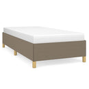 sengeramme uden madras 80x200 cm stof gråbrun