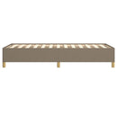 sengeramme uden madras 80x200 cm stof gråbrun