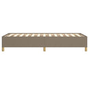 sengeramme uden madras 80x200 cm stof gråbrun