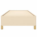 sengeramme uden madras 80x200 cm stof cremefarvet