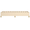 sengeramme uden madras 80x200 cm stof cremefarvet