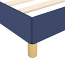 sengeramme uden madras 80x200 cm stof blå