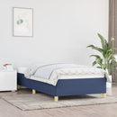 sengeramme uden madras 80x200 cm stof blå