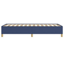 sengeramme uden madras 90x190 cm stof blå