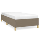 sengeramme uden madras 90x200 cm stof gråbrun