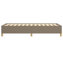 sengeramme uden madras 90x200 cm stof gråbrun