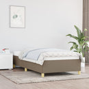 sengeramme uden madras 90x200 cm stof gråbrun