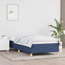 sengeramme uden madras 90x200 cm stof blå