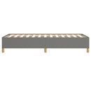 Sengeramme uden madras Mørkegrå 100x200 cm Stof