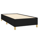 Sengeramme uden madras Sort 100x200 cm Stof