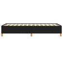 Sengeramme uden madras Sort 100x200 cm Stof