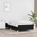 Sengeramme uden madras Sort 100x200 cm Stof