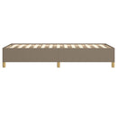 Sengeramme uden madras Taupe 100x200 cm Stof