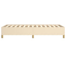 Sengeramme uden madras Creme 100x200 cm Stof