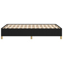 Sengeramme uden madras Sort 120x200 cm Stof