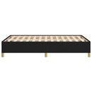 Sengeramme uden madras Sort 120x200 cm Stof