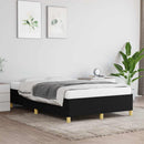 Sengeramme uden madras Sort 120x200 cm Stof