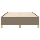 Sengeramme uden madras Taupe 120x200 cm Stof