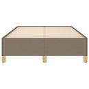 Sengeramme uden madras Taupe 120x200 cm Stof