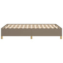 Sengeramme uden madras Taupe 120x200 cm Stof