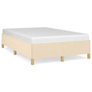 Sengeramme uden madras Creme 120x200 cm Stof