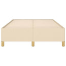 Sengeramme uden madras Creme 120x200 cm Stof